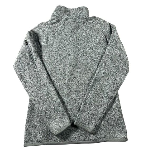 Patagonia Better Sweater 1/4 Zip Women’s Medium Gray Heather Fleece Pullover - Picture 3 of 10